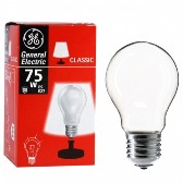 Лампа GE A1 E27 75W FR матовая