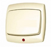 Выключатель 1-ый скр.пр. (индикатор) Рондо С16-066
