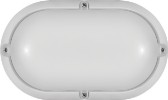 Светильник светодиодный 7W (банник) овальный IP65 белый 