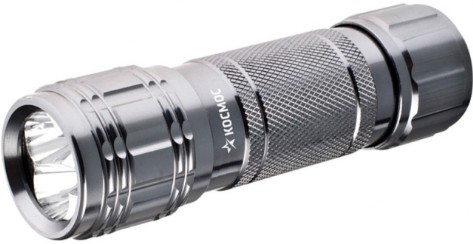 Фонарь Космос M3703 3LED (3 светодиода) 3хR03 алюминий