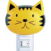 Ночник "Кот" (Camelion NL-003) 220V 7W