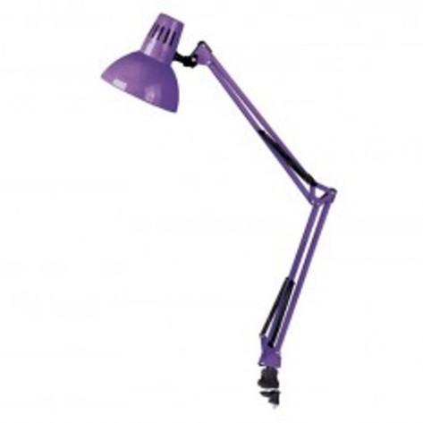 Светильник настольный на струбцине Camelion KD-312 60W Е27 фиолетовый