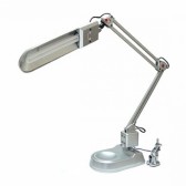 Светильник настольный (струбцина+основание) Camelion KD-017A PL-11W серебро
