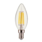 Светодиодна лампа PREMIUM  филаментная С35F  СВЕЧА  7w(=75w)  E14  4000К "Прогресс"