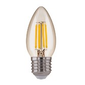 Светодиодна лампа PREMIUM  филаментная С35F  СВЕЧА  7w(=75w)  E27  4000К "Прогресс"