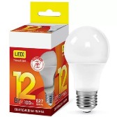 Лампа светодиодная А60 230В  12w(=100w) 3000К Е27 (колба) inHome