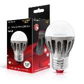 Лампа светодиодная G45 230В  5w(=45w) 3000К Е27 (шарик) SUPRA