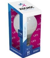 Лампа светодиодная  А60 230В 7w(=60w) 4500К Е27 (колба) Космос