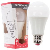 Лампа светодиодная А60 230В 14w(=130w) 4500К Е27 (колба) Экономка
