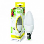 Лампа светодиодная С37 230В 7,5w(=70w) 3000К Е14 (свеча) ASD