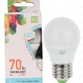 Лампа светодиодная G45 230В 7,5w(=70w) 4000К Е27 (шарик) ASD