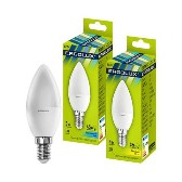Лампа светодиодная С35 230В 5w(=45w) 4500К Е14 (свеча) Ergolux