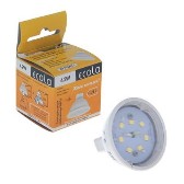 Лампа светодиодная 230В 4.2w (=35w) 2800К GU 5.3 с/защ.ст. Ecola