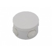Коробка о.у. распредел. круглая D=60мм h=40мм IP67 (ТУСО)