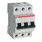 Выключатель-автомат 20А (3 полюса) SH203L евро (ABB)