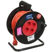 Удлинитель на катушке 30м ПВС 2х0,75  max10А