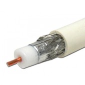 Кабель телевизионный RG6 имп. (d 6,0) белый