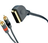 Шнур SCART-2RCA  3м