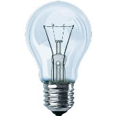 Лампа А55 60W E27 прозрачная  стандарт 