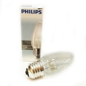 Лампа Philips B-35 E27 40W CL свеча прозрачная