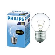 Лампа Philips P-45 E27 60W CL шар прозрачный